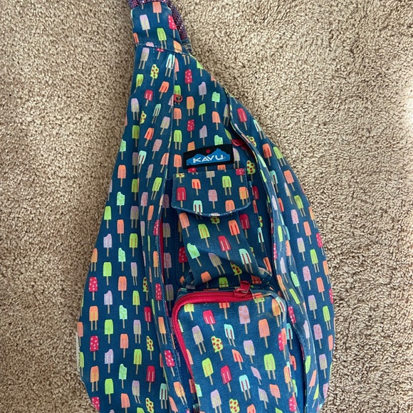 Kavu Handbags - Kavu Sling Bag with Multicolor Popsicle Design